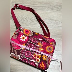 Vera Bradley Hot Pink Floral Quilted Crossbody